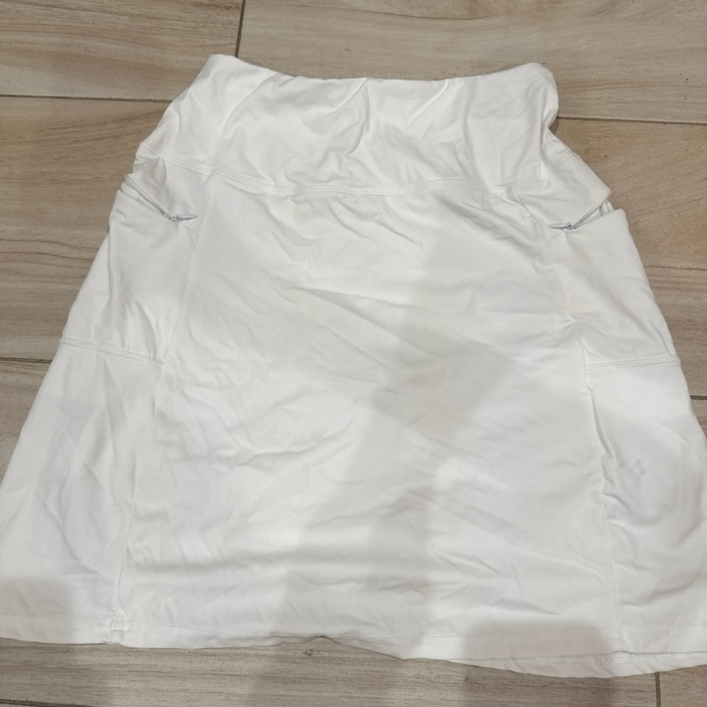 Chic White A-Line Women's Skirt